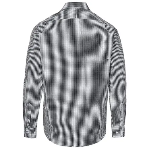 Mens Long Ashford Shirt Black Back
